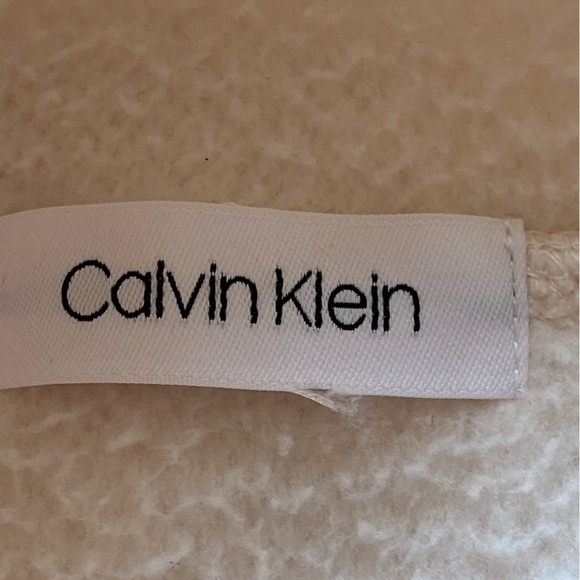 Calvin Klein Cream Off White Sherba Teddy Cape Jacket NWOT - Picture 6 of 14